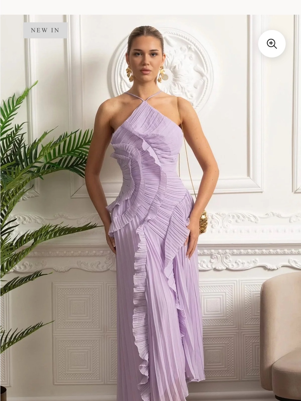 Brand new with tags and box lavender dress perfect for summer gatherings